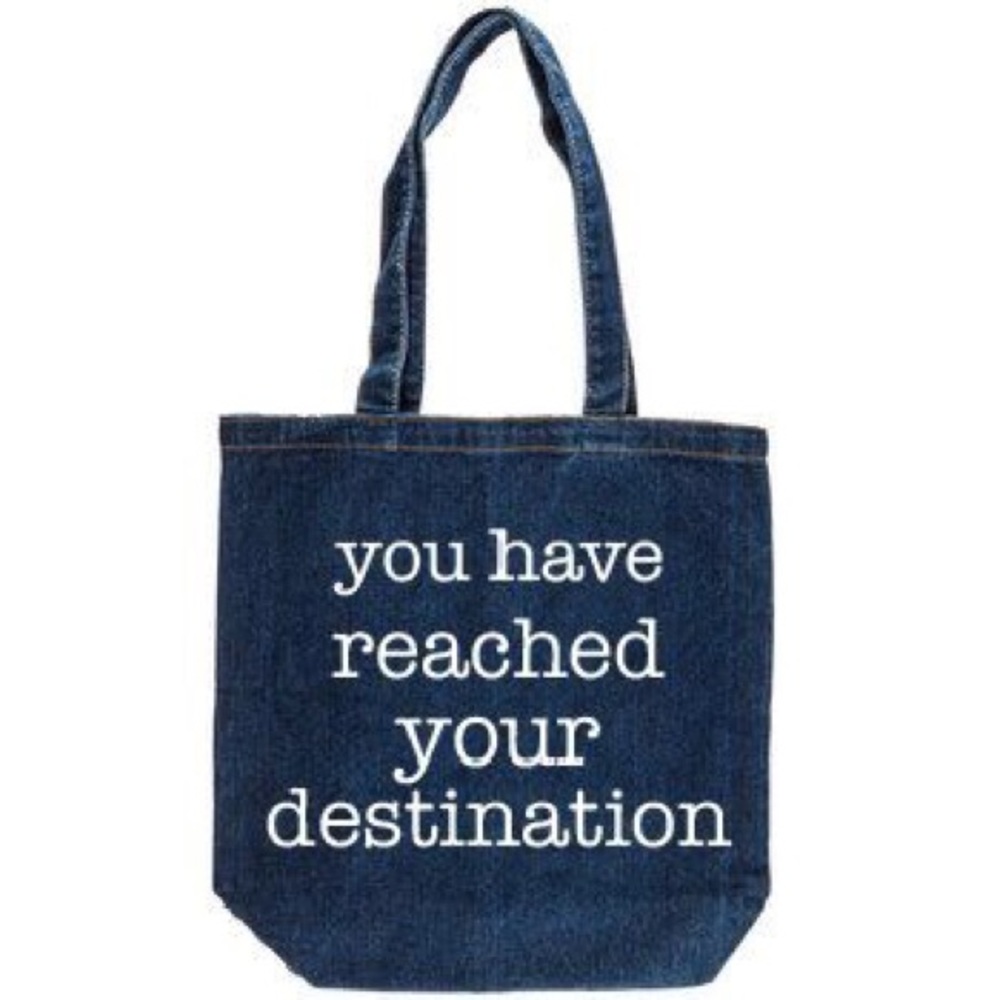 Reusable bag shopping grocery book shoulder denim